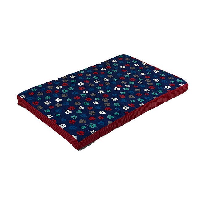 Dog Sherpa Bed - 2" Thick on Playful Paws fabric