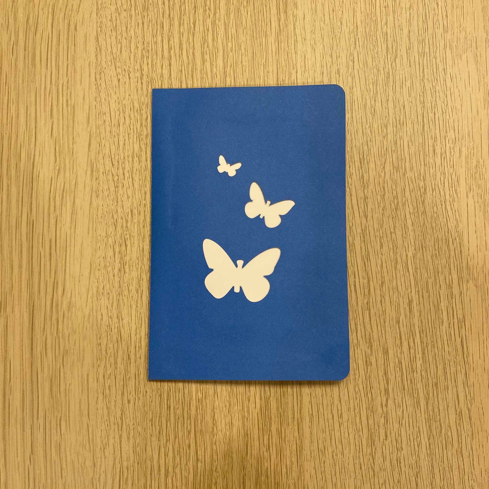 Pop-up card template print and cut - butterfly bundle