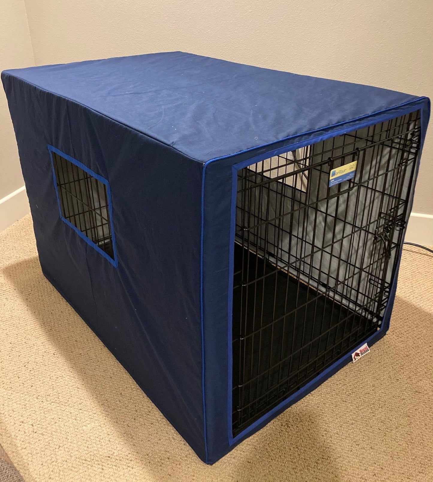 Dog Crate Cover - Choose from Several Stylish Fabrics