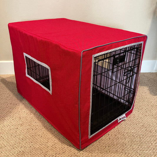 Dog Crate Cover - Choose from Several Stylish Fabrics