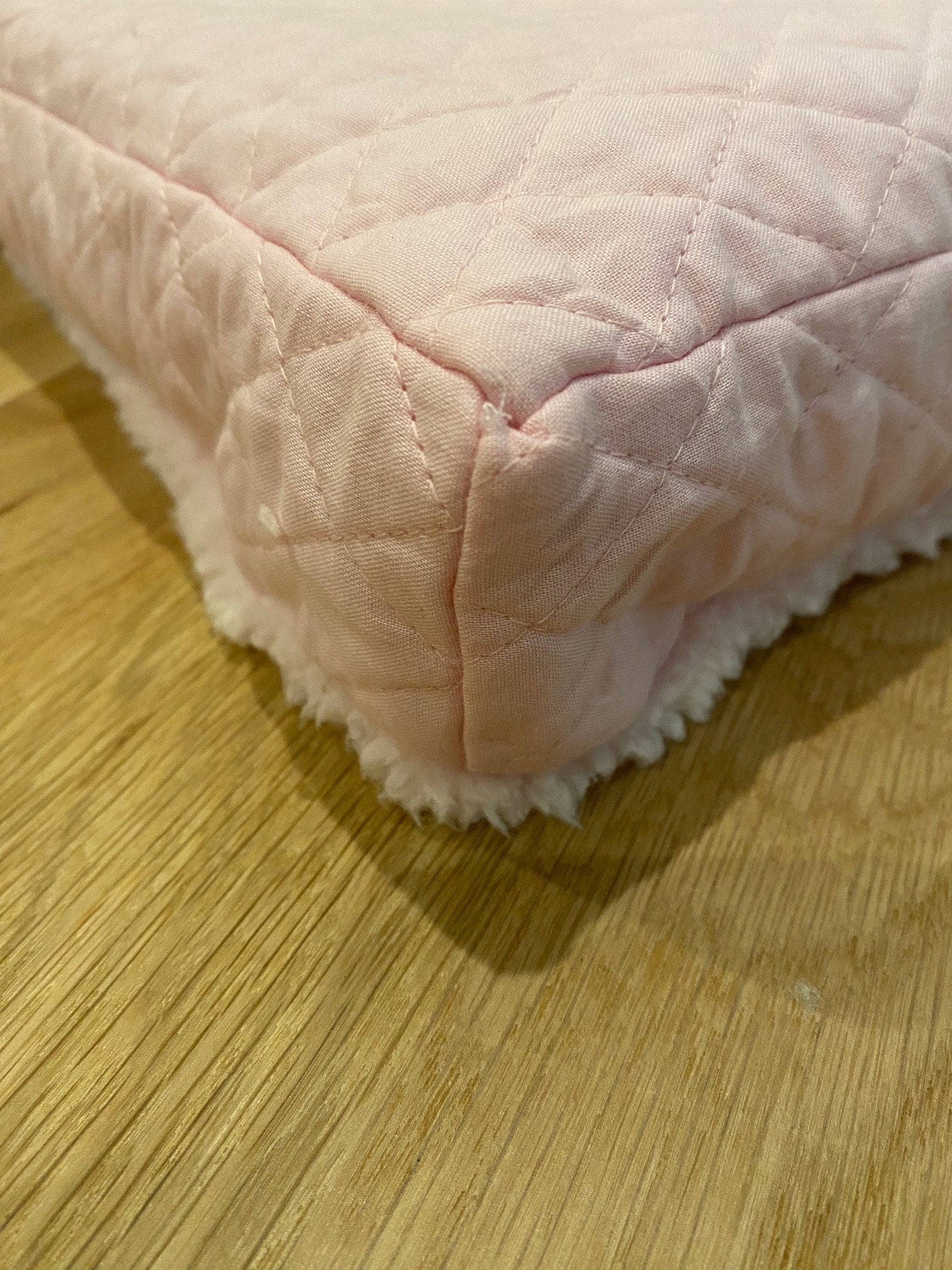 Dog Bed in Quilted Fabric - 2" Thick - Choose Color