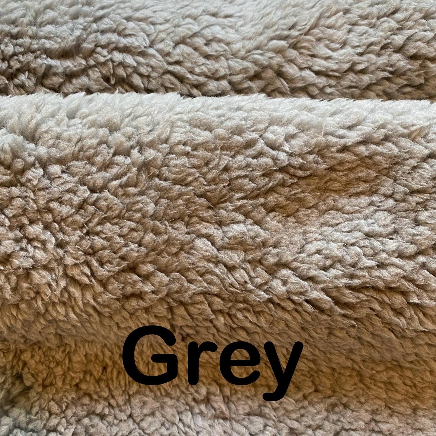 Dog Crate Pillow Bumper in Super Soft Faux Sherpa - Choose Color