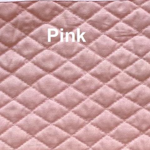 Dog Bed in Quilted Fabric - 2" Thick - Choose Color